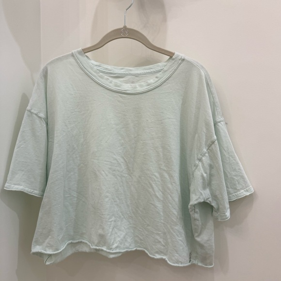 FP Movement, Inspire Tee, Size M, Color: Washes Aqua - Picture 1 of 3